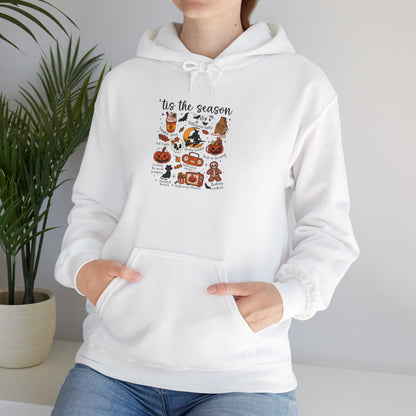 Tis the Season fall baking icons Hoodie | Pumpkin Pie, Pies, Apples