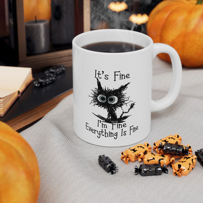 Tree of Life illustration Mug | Ceramic coffee cup, botanical silhouette