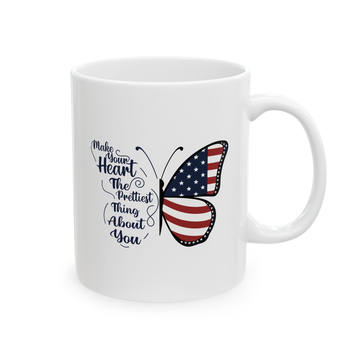 American Flag Cowboy Boot Mug | Patriotic Western Coffee Cup