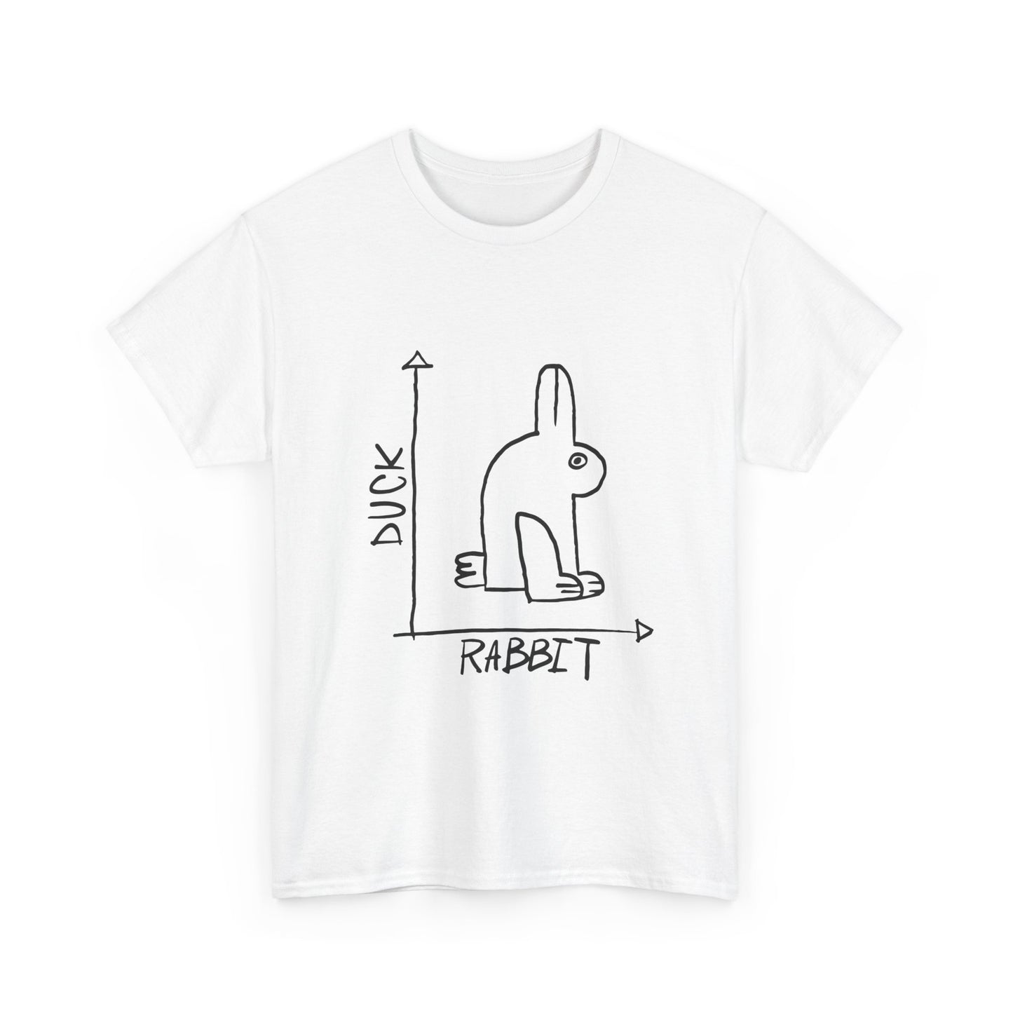 Duck Rabbit Optical Illusion T - Shirt