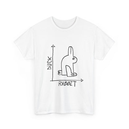 Duck Rabbit Optical Illusion T - Shirt