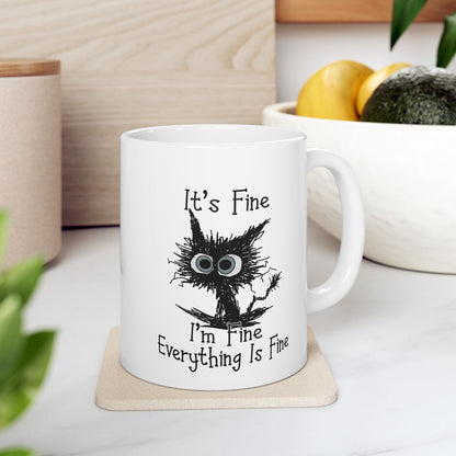 Tree of Life illustration Mug | Ceramic coffee cup, botanical silhouette