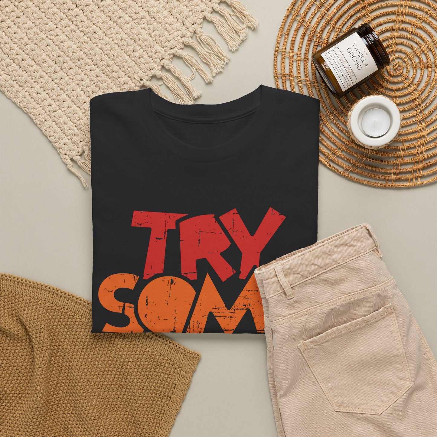 Try Something New T-Shirt - Motivational Colorful Basketball Quote Tee | Inspirational Shirt