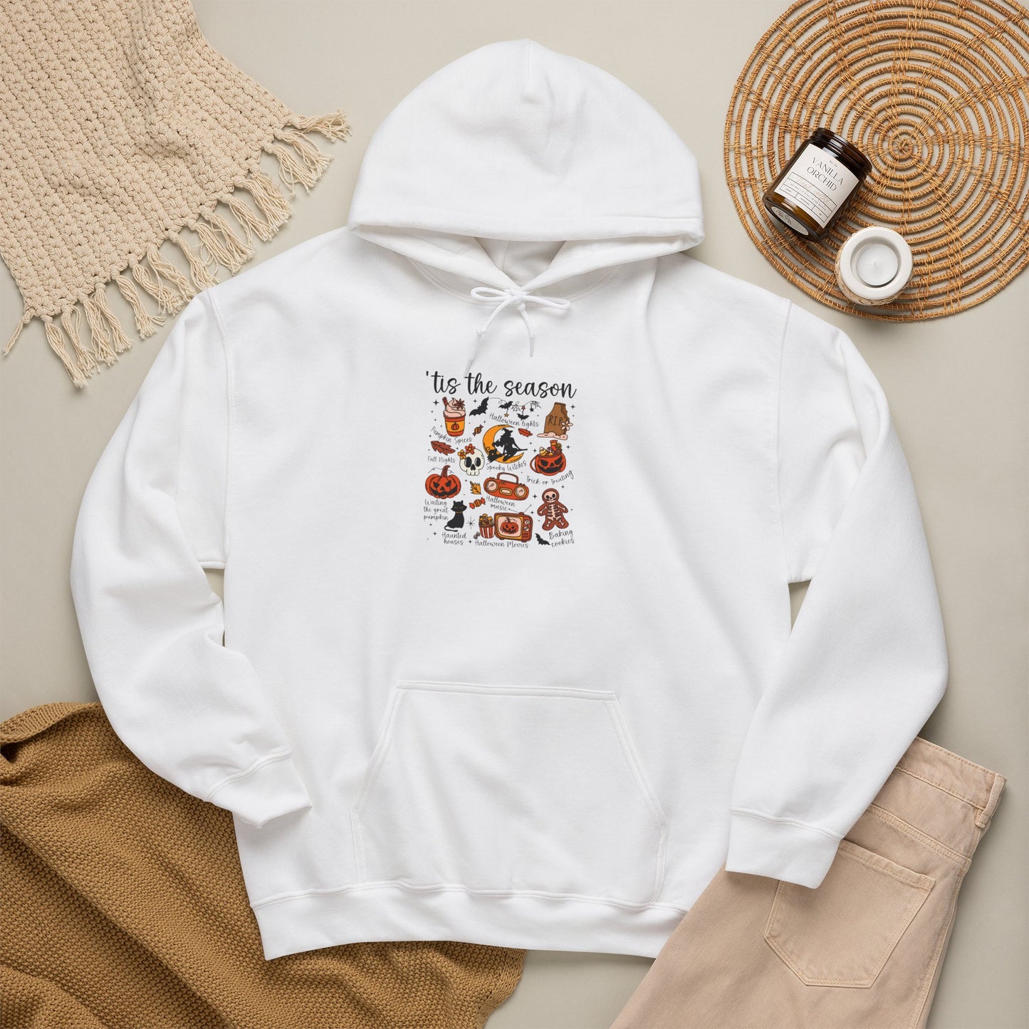 Tis the Season fall baking icons Hoodie | Pumpkin Pie, Pies, Apples