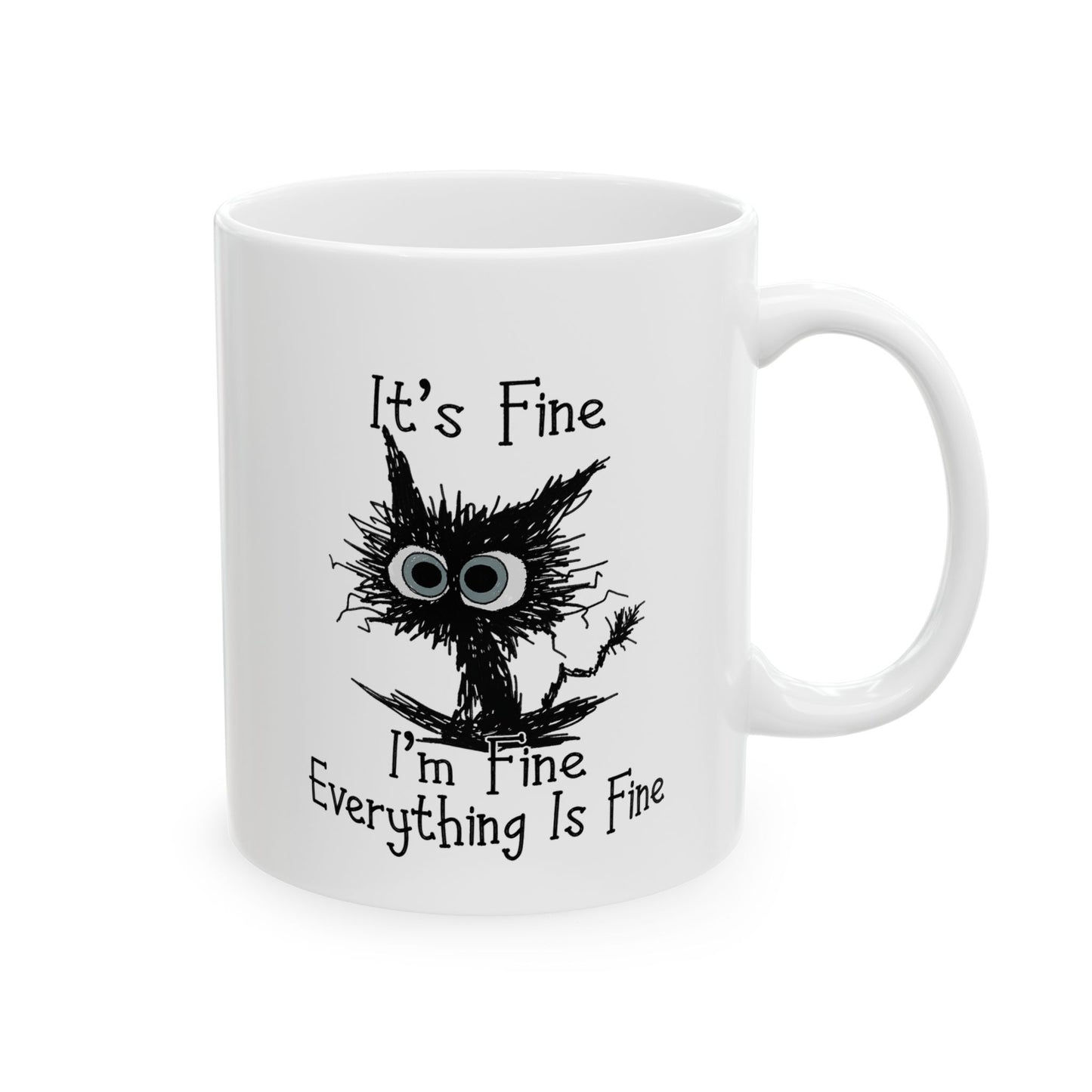 Tree of Life illustration Mug | Ceramic coffee cup, botanical silhouette