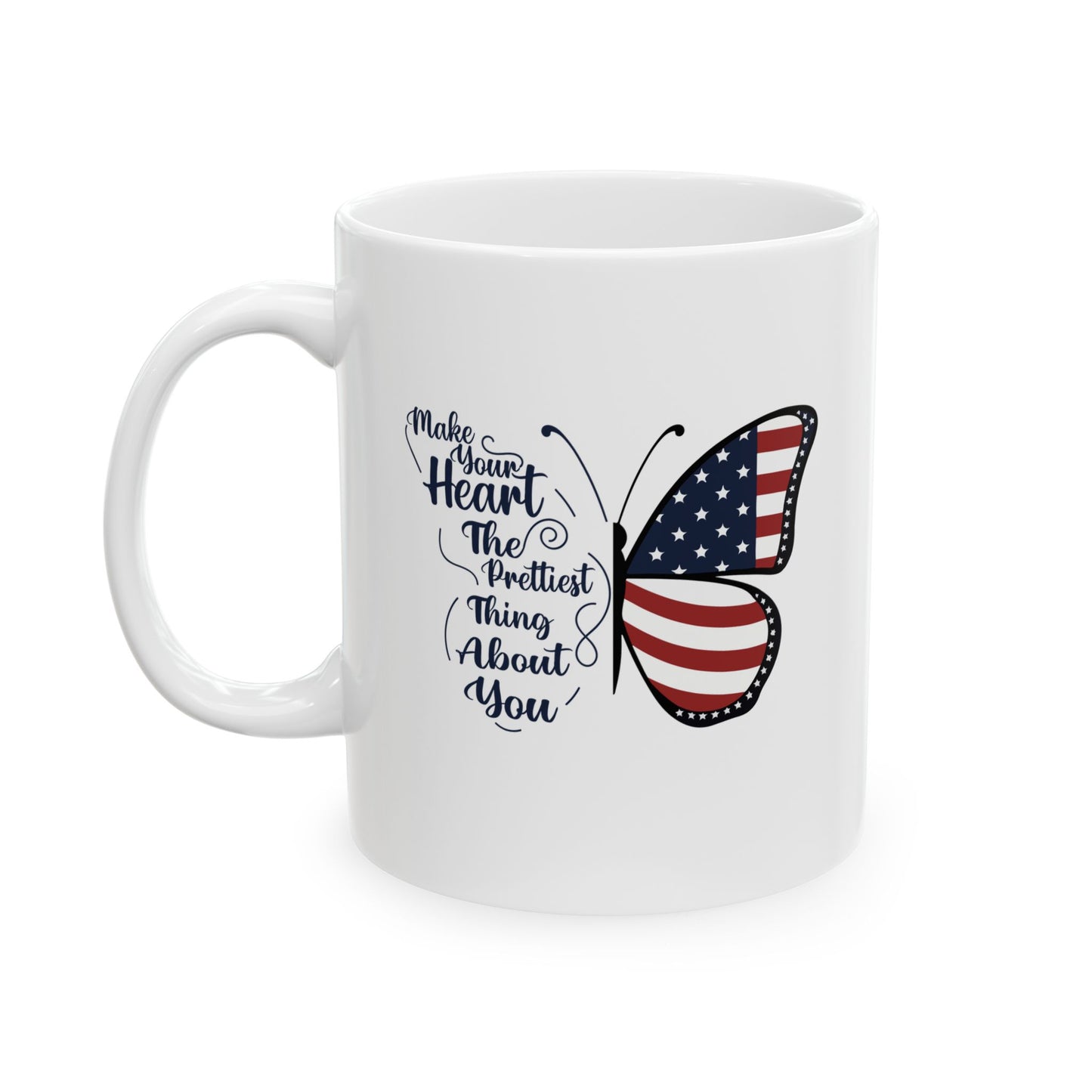 American Flag Cowboy Boot Mug | Patriotic Western Coffee Cup