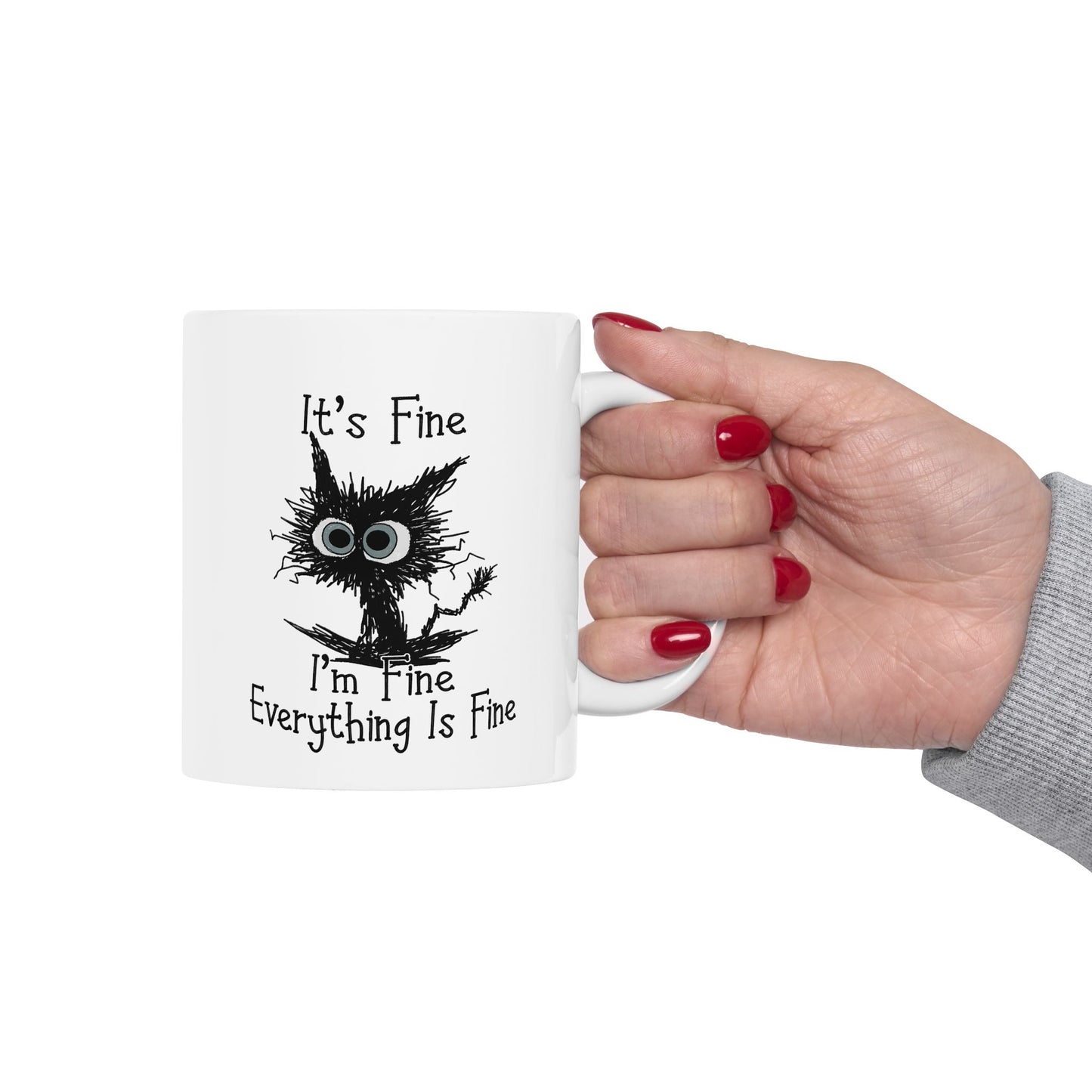 Tree of Life illustration Mug | Ceramic coffee cup, botanical silhouette