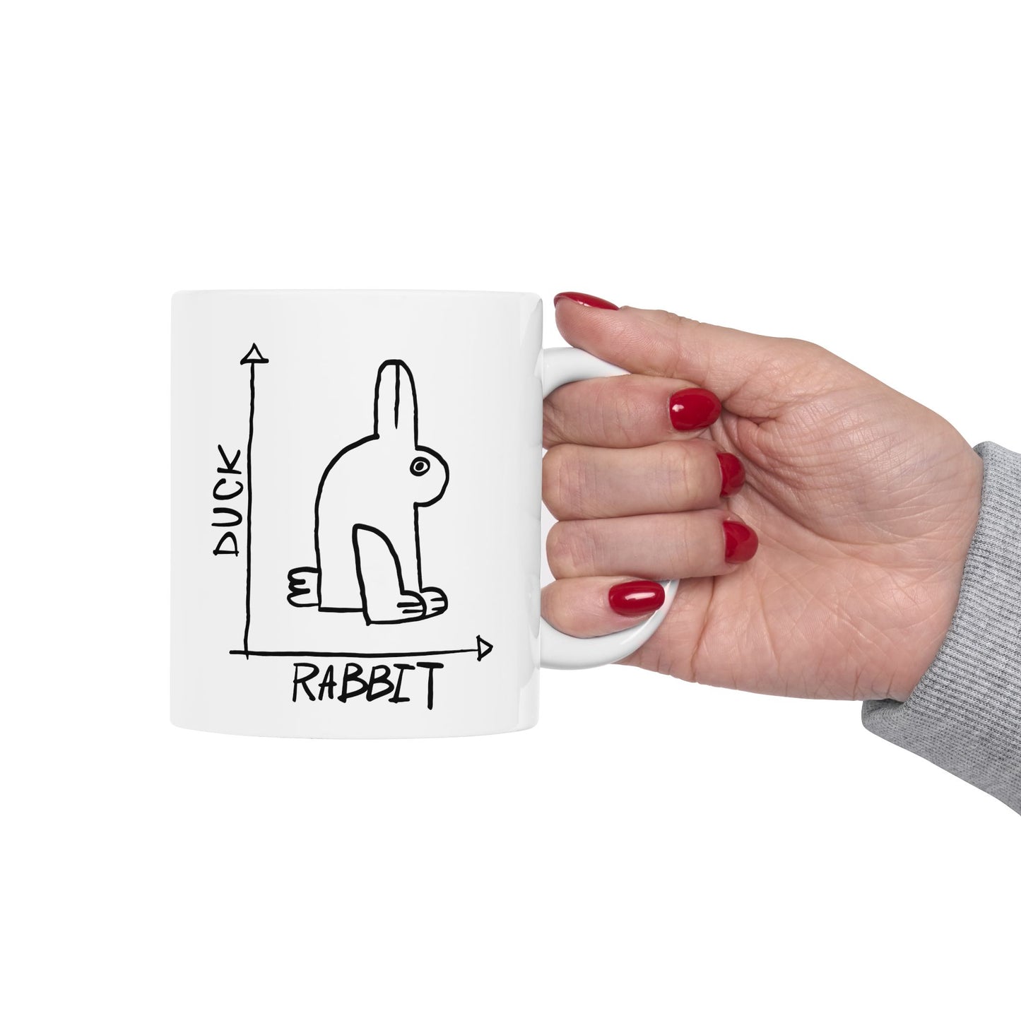 Duck Graph Diagram Mug | Ceramic Coffee Cup
