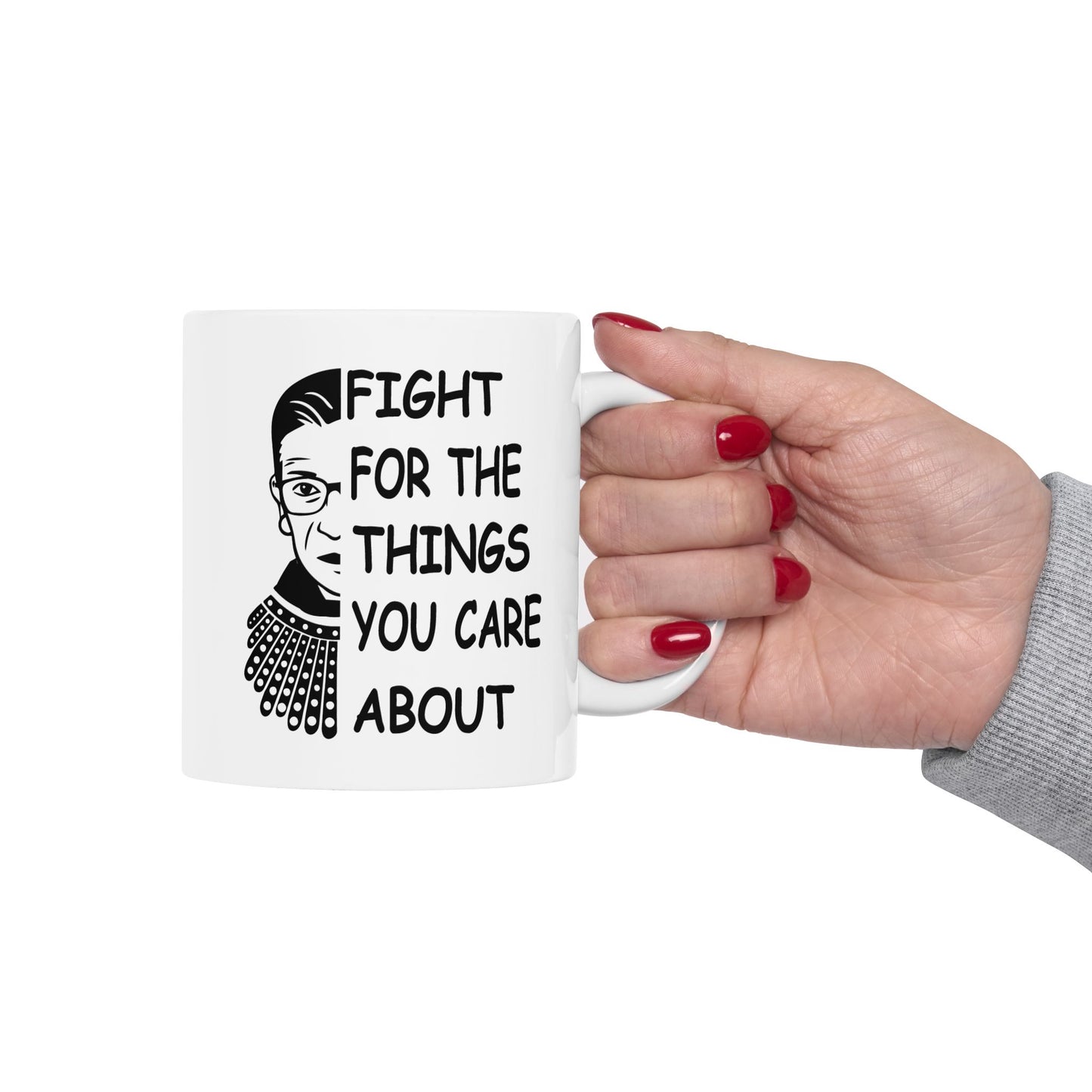 Feminist Portrait Quote Mug | Ceramic Mug