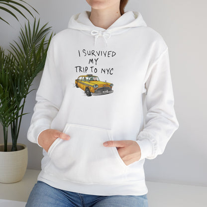 I Survived My Trip to NYC Taxi Hoodie | New York Cab Sweatshirt