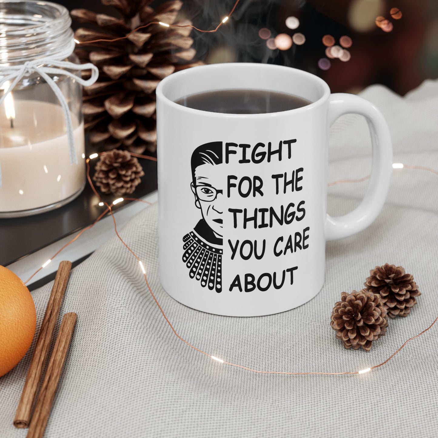Feminist Portrait Quote Mug | Ceramic Mug