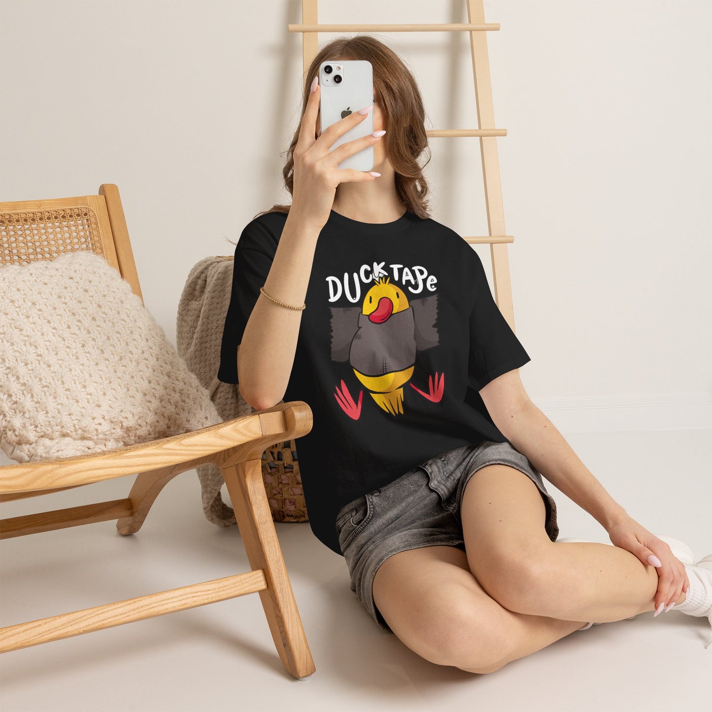Duck Tape TShirt - Funny Cartoon Duck Graphic Tee