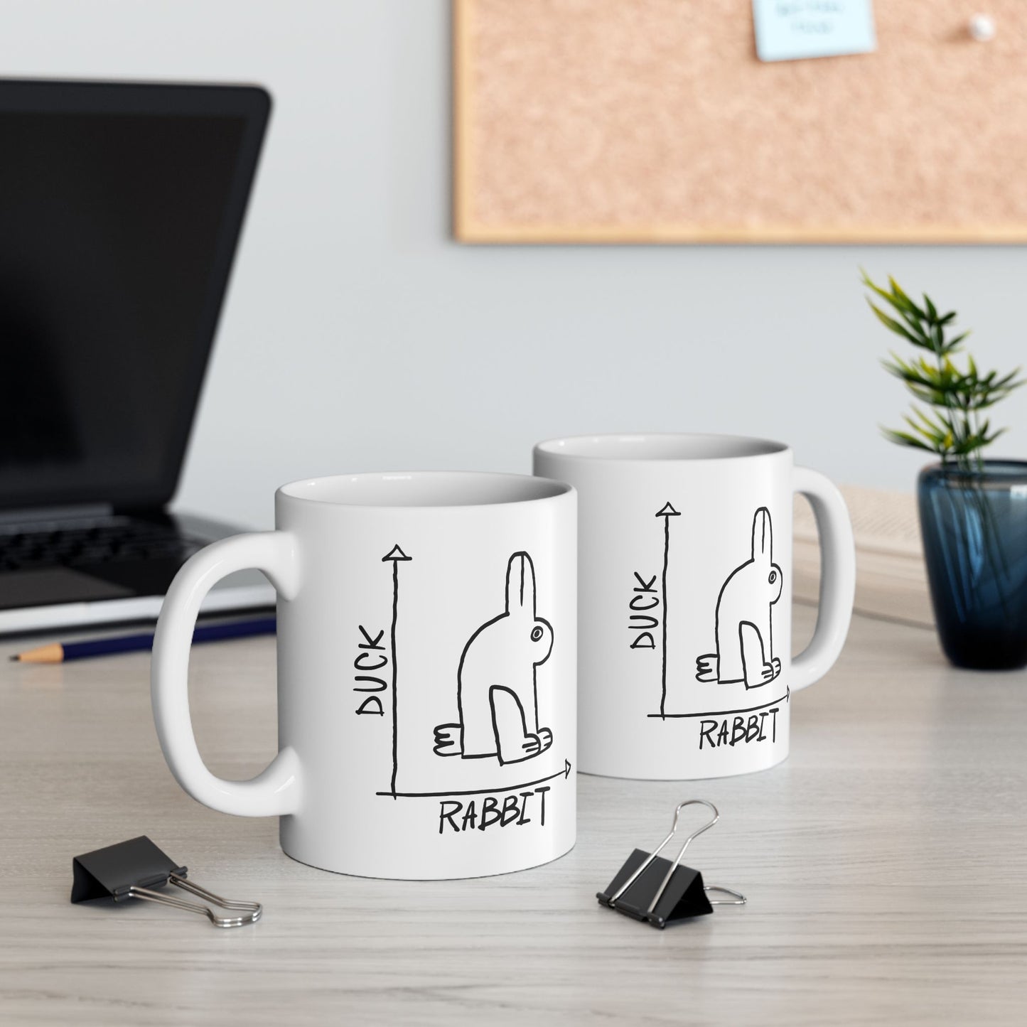 Duck Graph Diagram Mug | Ceramic Coffee Cup