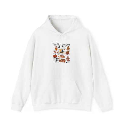 Tis the Season fall baking icons Hoodie | Pumpkin Pie, Pies, Apples