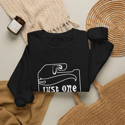 Just One More Promise sweatshirt | Cigarette pack illustration, vintage line art