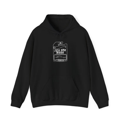 Just One More Cigarette Hoodie | Vintage Lighter Illustration, Smoking Graphic