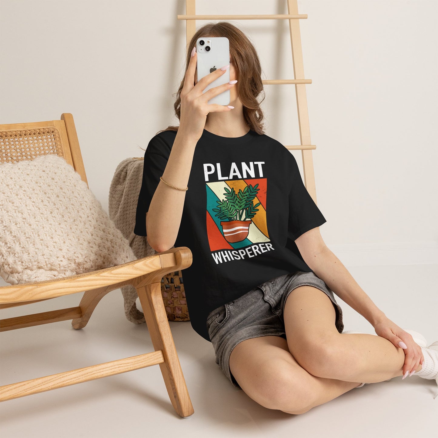 Plant Whisperer Tee | Vintage Potted Houseplant Graphic