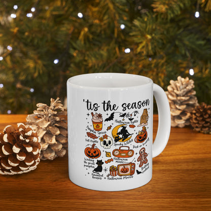 Tis the Season Halloween Cookie Stack Mug | Ceramic Mug
