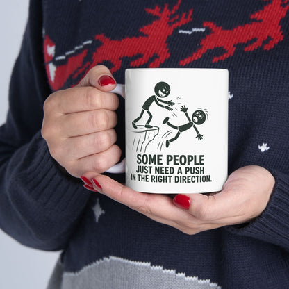 Sonic Screwdriver Illustration Mug | Funny Doctor Who Mashup Ceramic Mug