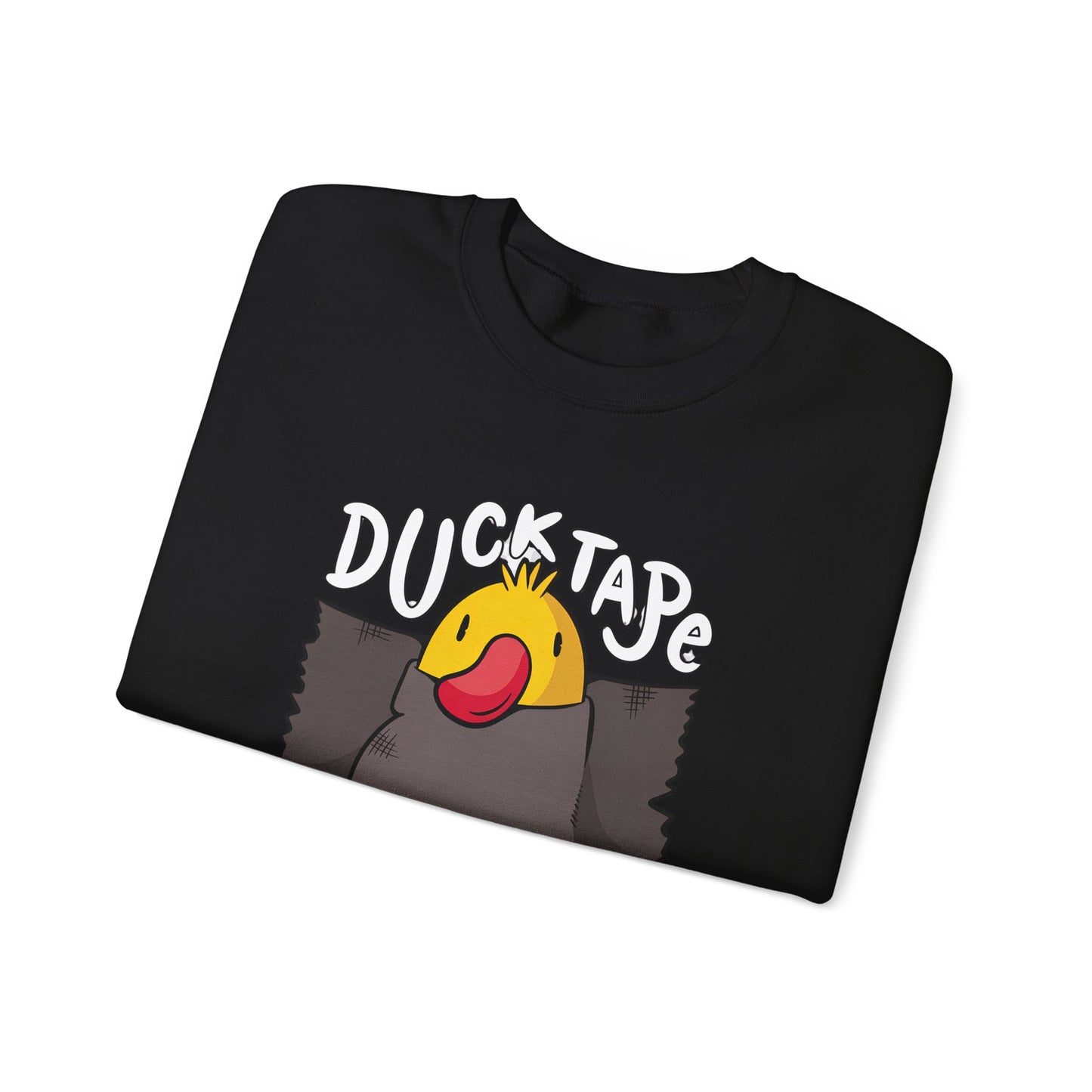 Duck Tape cartoon duck Sweatshirt | funny bird graphic crewneck