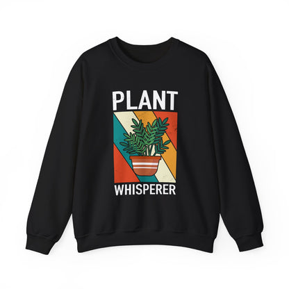 Plant Whisperer Sweatshirt | Retro Potted Plant Graphic