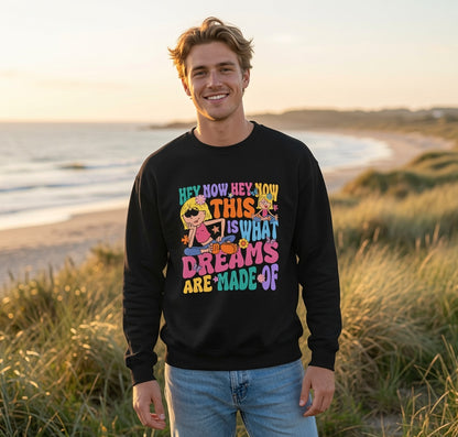 This Is What Dreams Are Made Of sweatshirt | 90s Retro Cartoon Graphic Crewneck