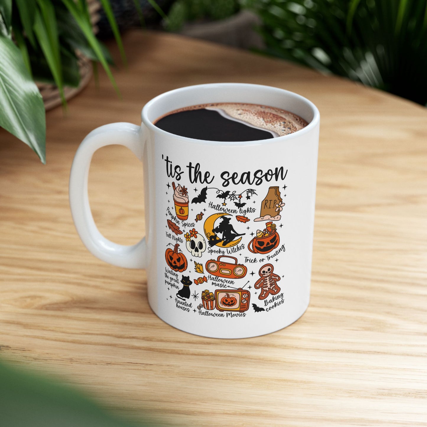 Tis the Season Halloween Cookie Stack Mug | Ceramic Mug