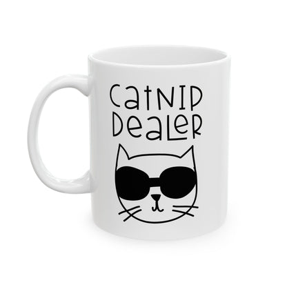 Cat Decaf Mug | Cute Black Cat Coffee Ceramic Mug