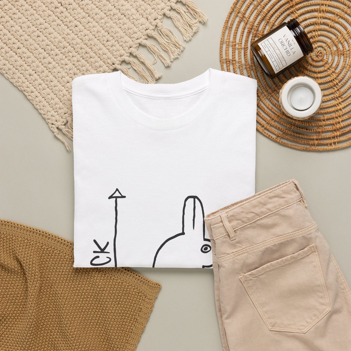 Duck Rabbit Optical Illusion T - Shirt