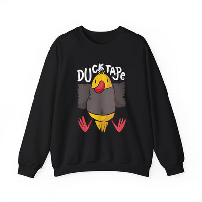 Duck Tape cartoon duck Sweatshirt | funny bird graphic crewneck