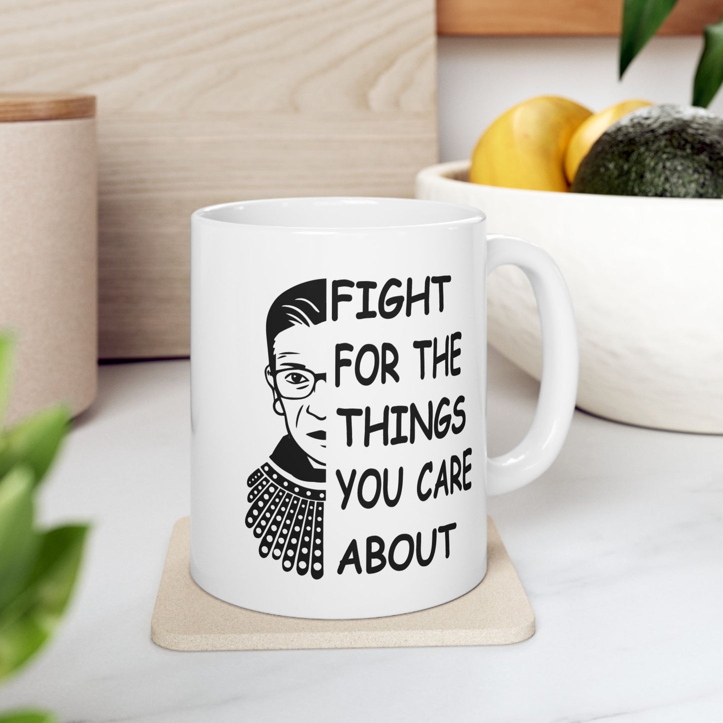Feminist Portrait Quote Mug | Ceramic Mug