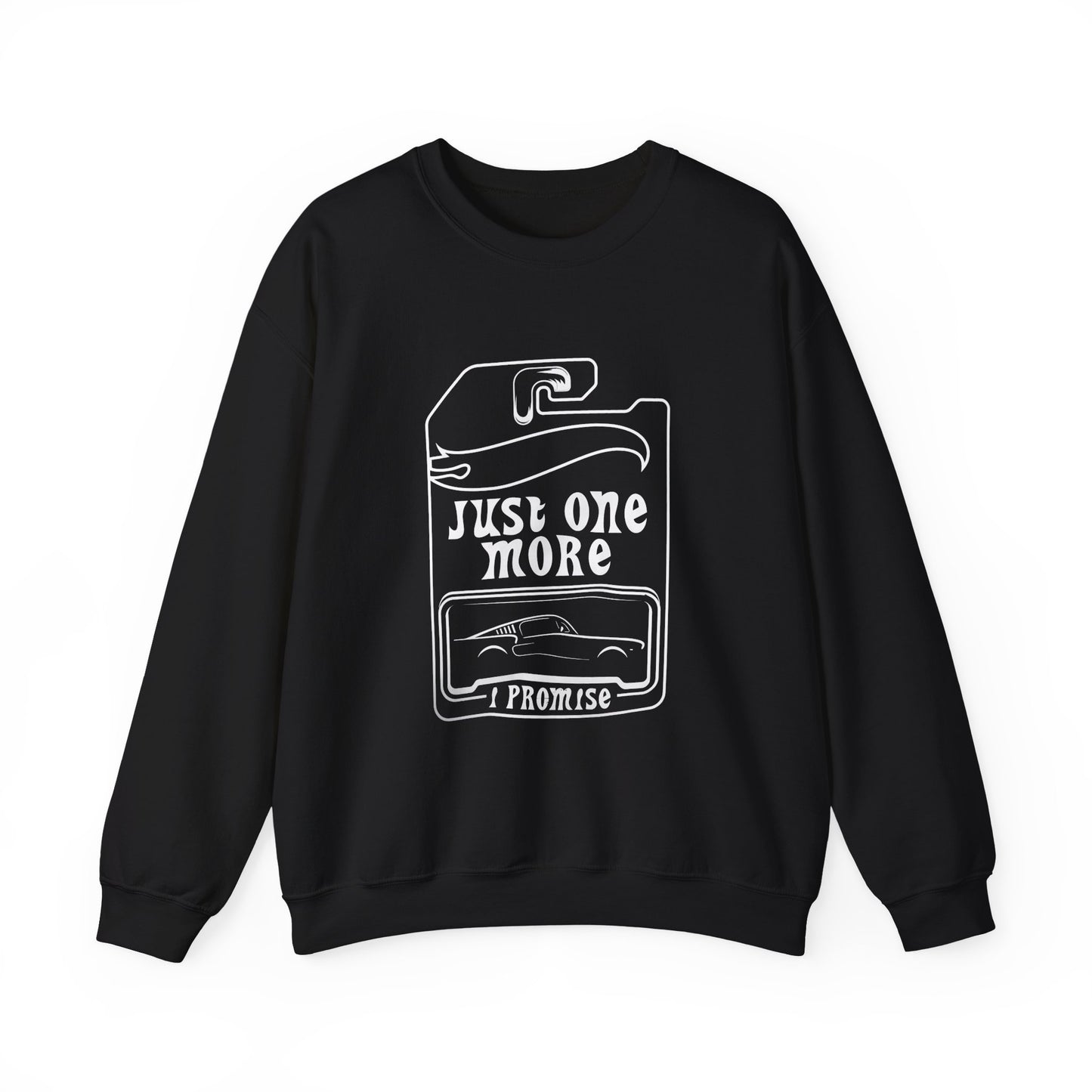 Just One More Promise sweatshirt | Cigarette pack illustration, vintage line art