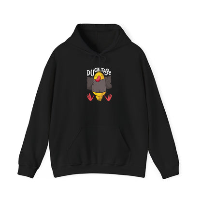 Duck Tape Cartoon Duck Hoodie | Funny Pun, Cute Bird Illustration