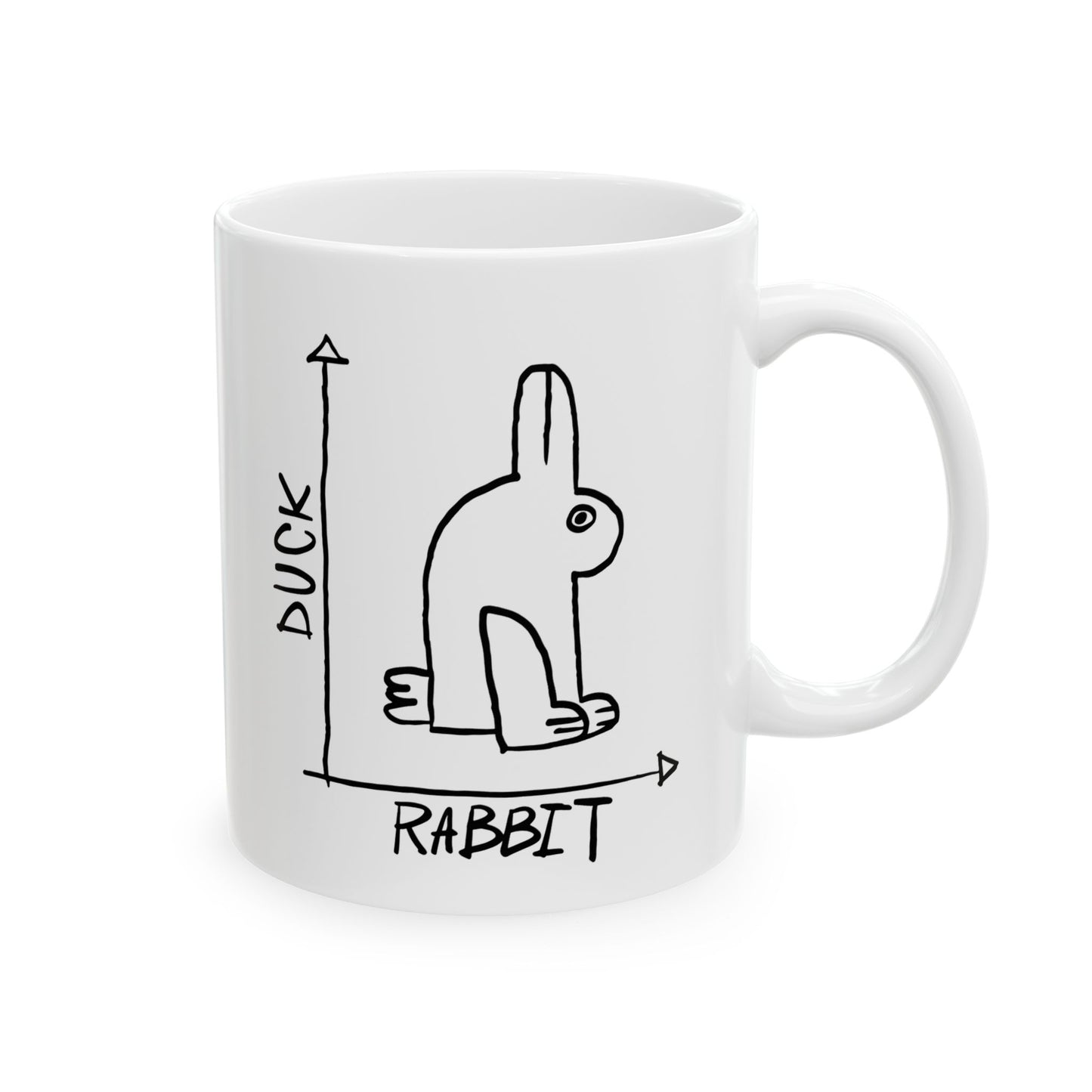 Duck Graph Diagram Mug | Ceramic Coffee Cup