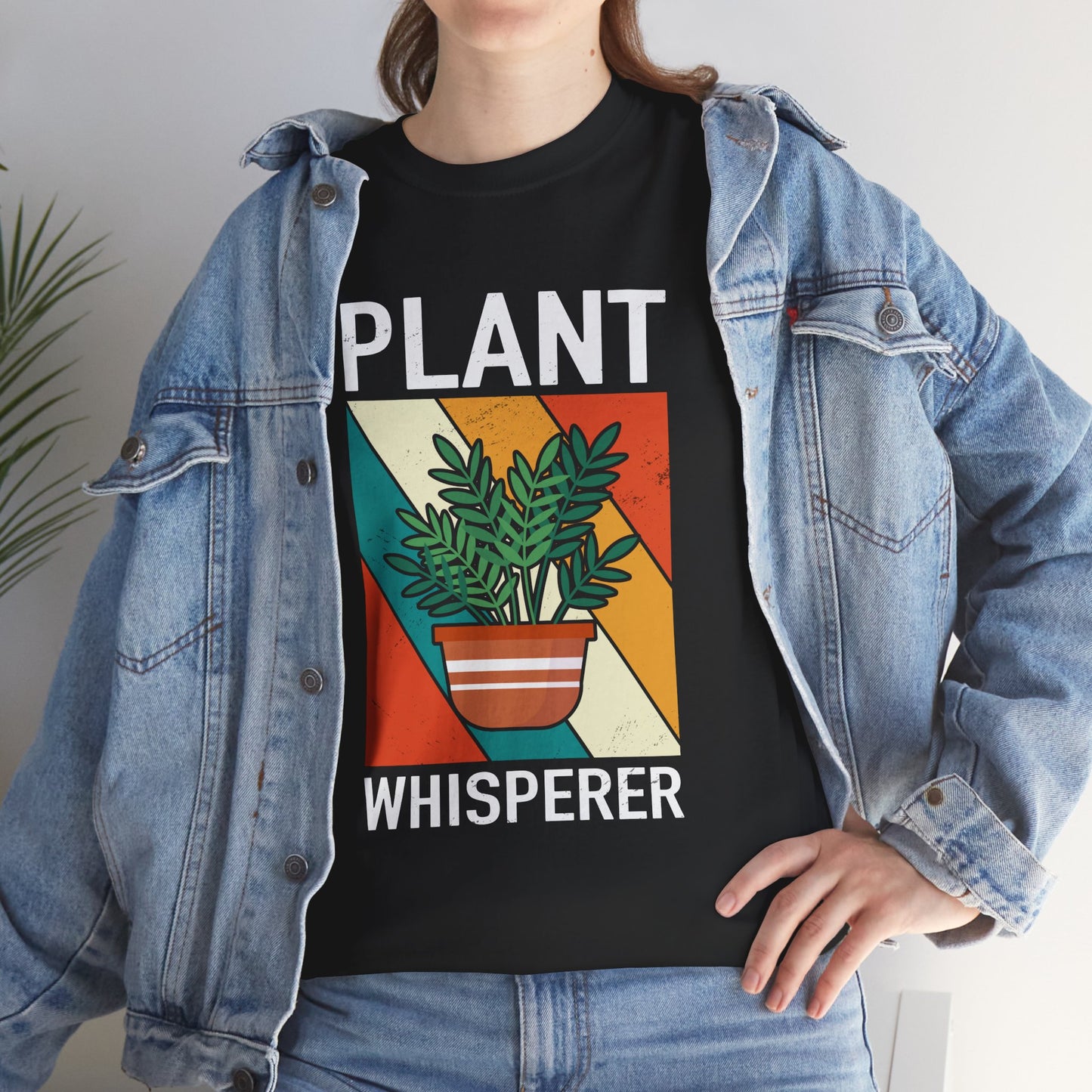 Plant Whisperer Tee | Vintage Potted Houseplant Graphic