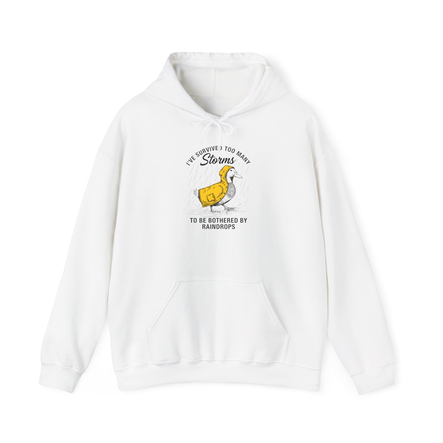 Seagull in Raincoat illustration Hoodie | i am Sorry I Took So Long to Storms sweatshirt