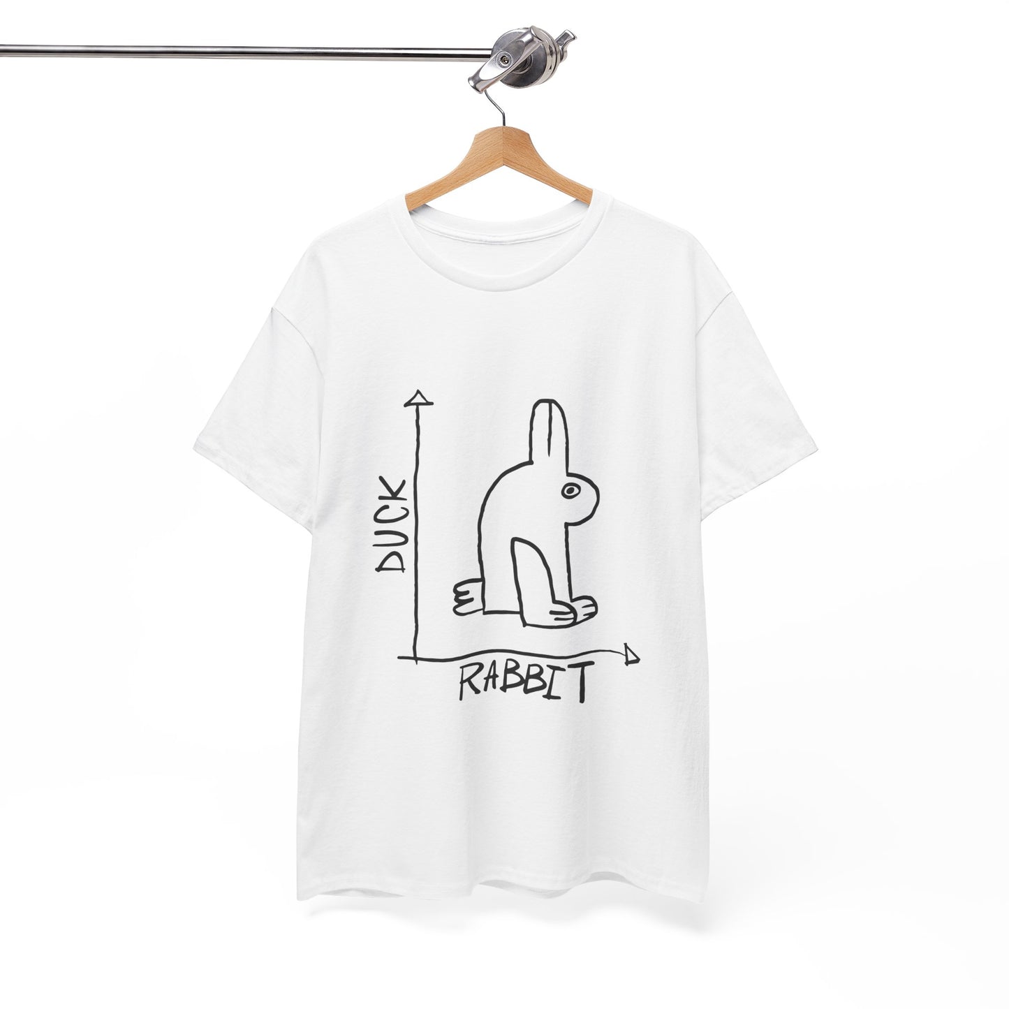 Duck Rabbit Optical Illusion T - Shirt