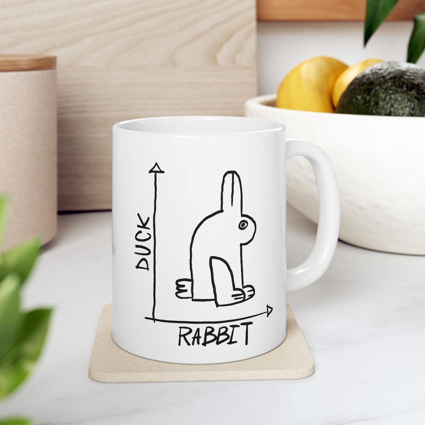 Duck Graph Diagram Mug | Ceramic Coffee Cup