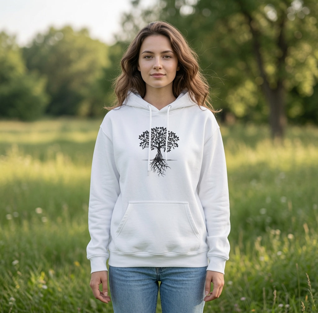 Tree of Life hoodie | Tree roots illustration sweatshirt