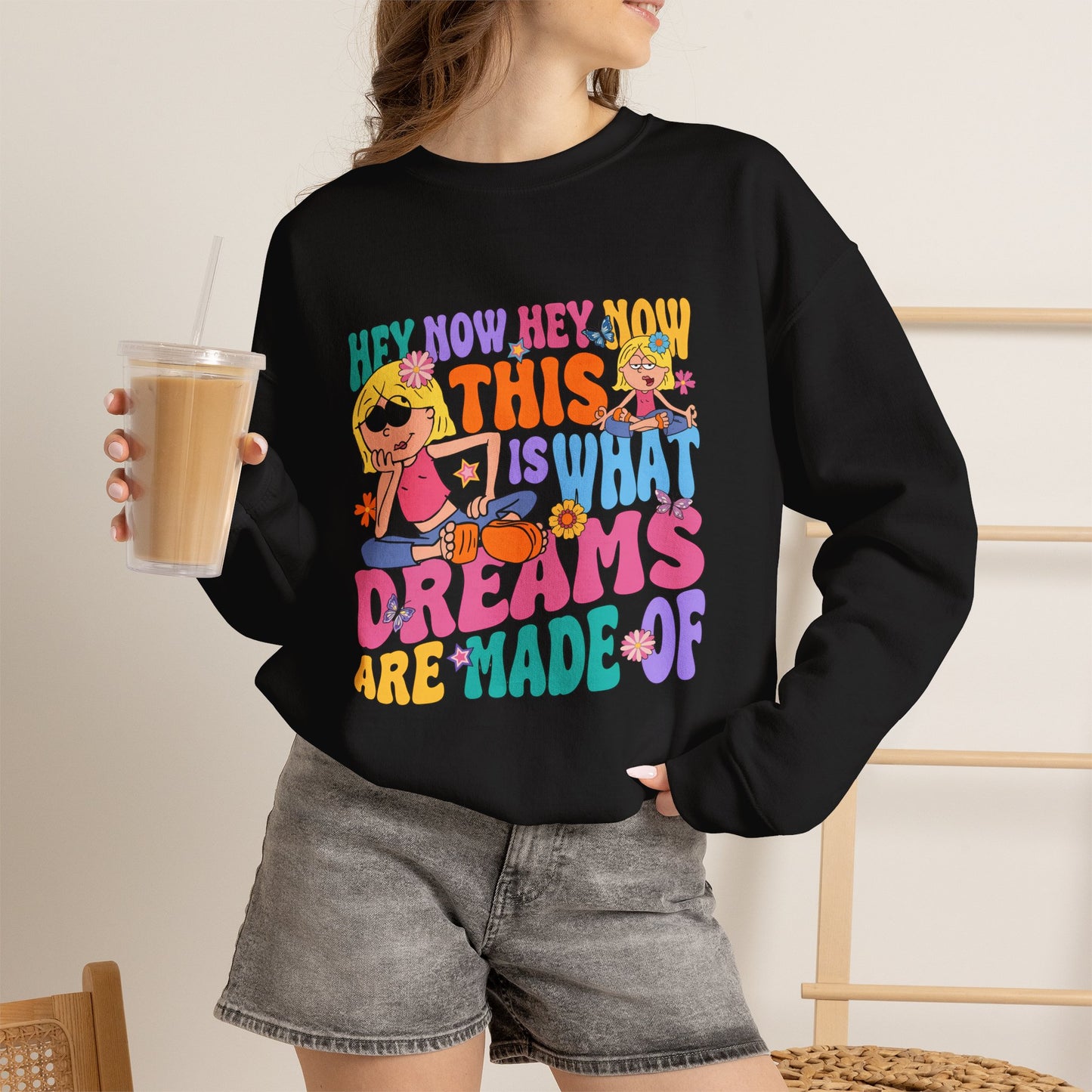 This Is What Dreams Are Made Of sweatshirt | 90s Retro Cartoon Graphic Crewneck
