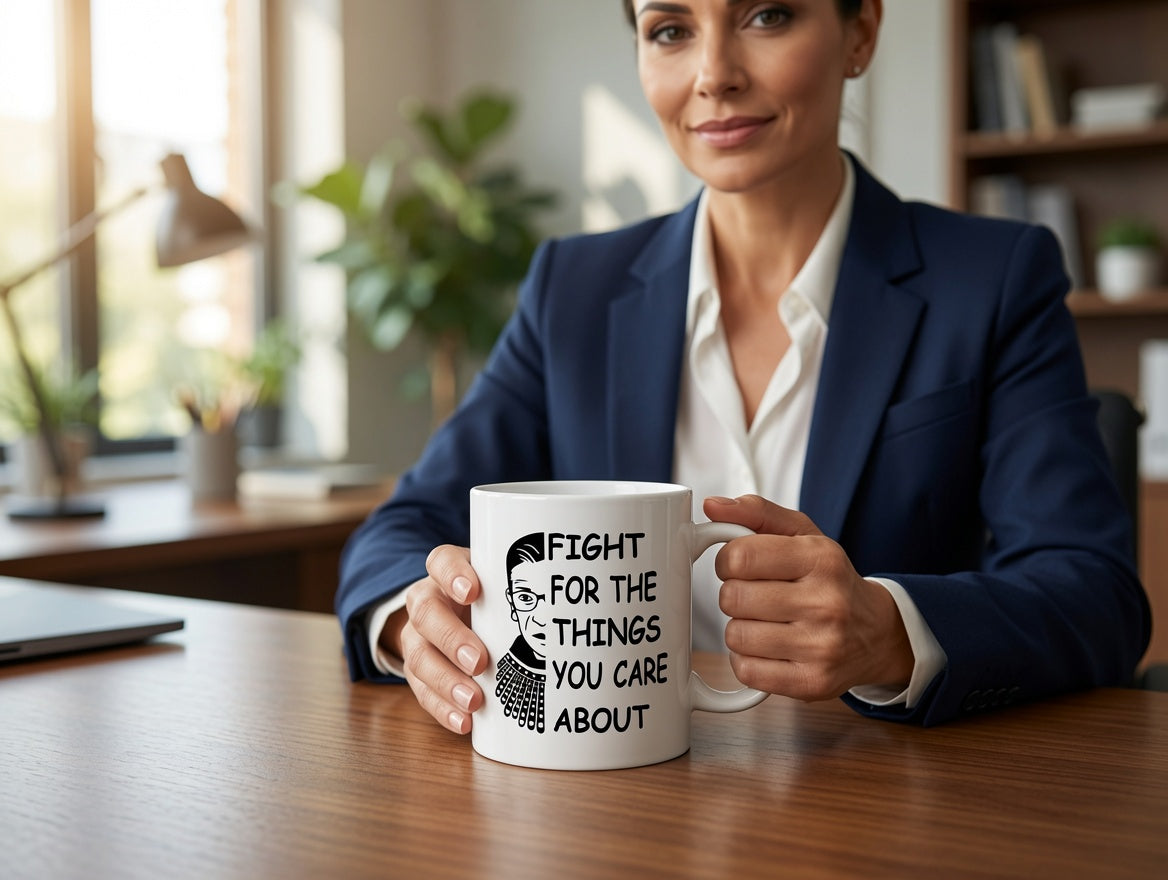 Feminist Portrait Quote Mug | Ceramic Mug