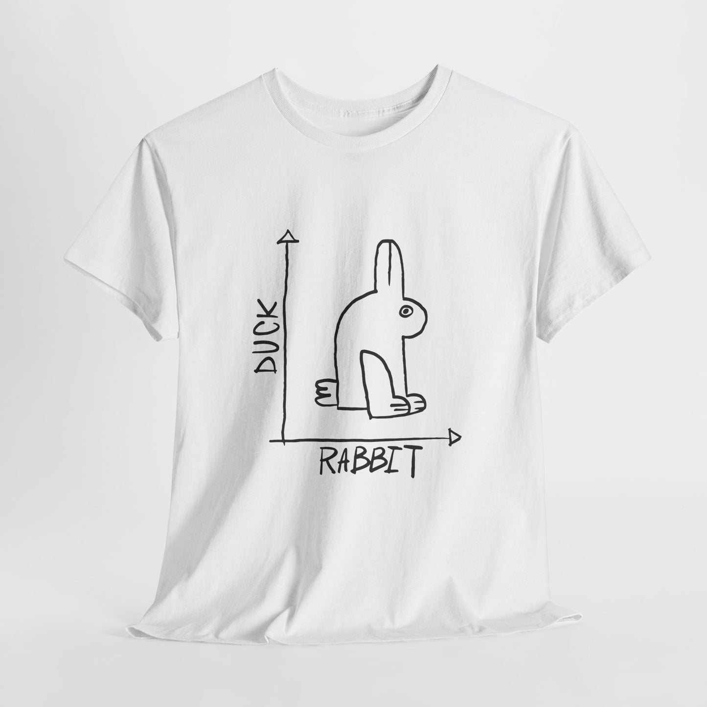 Duck Rabbit Optical Illusion T - Shirt