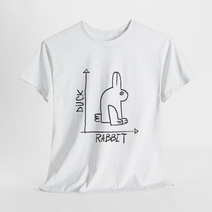 Duck Rabbit Optical Illusion T - Shirt