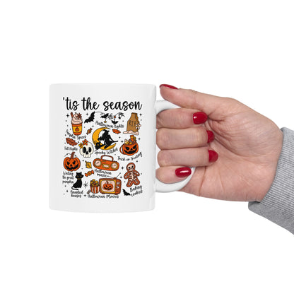 Tis the Season Halloween Cookie Stack Mug | Ceramic Mug