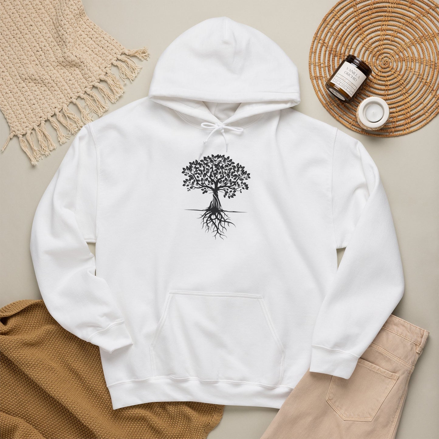 Tree of Life hoodie | Tree roots illustration sweatshirt