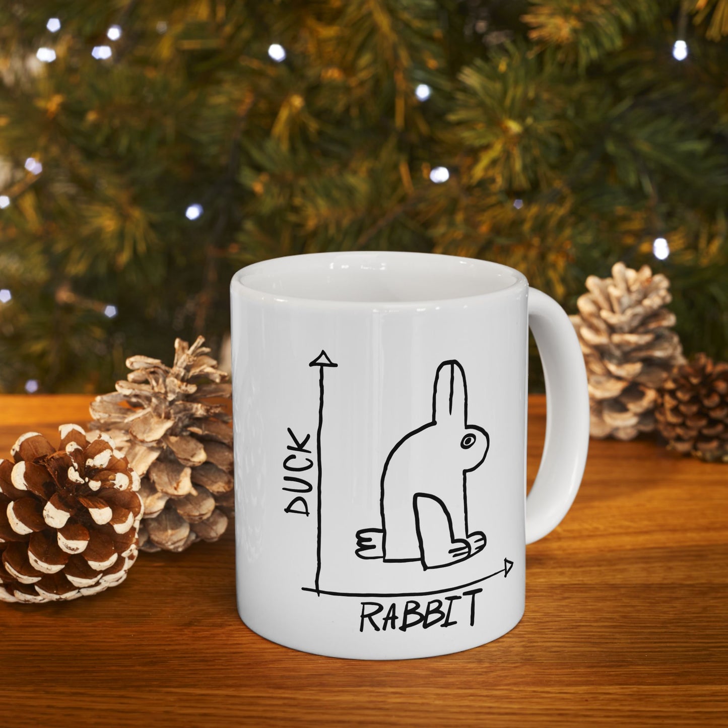 Duck Graph Diagram Mug | Ceramic Coffee Cup