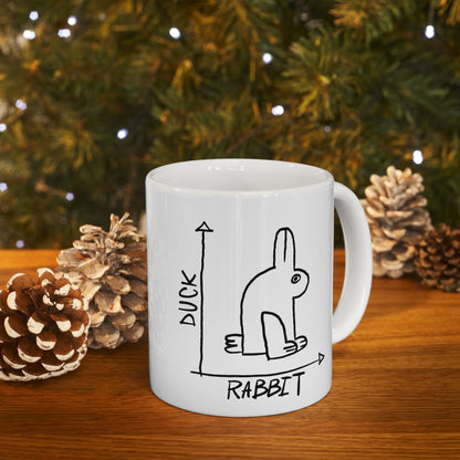 Duck Graph Diagram Mug | Ceramic Coffee Cup