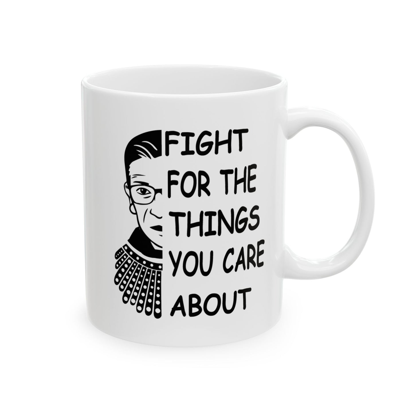 Feminist Portrait Quote Mug | Ceramic Mug