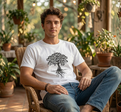 Tree of Life TShirt - Botanical Roots Graphic Tee