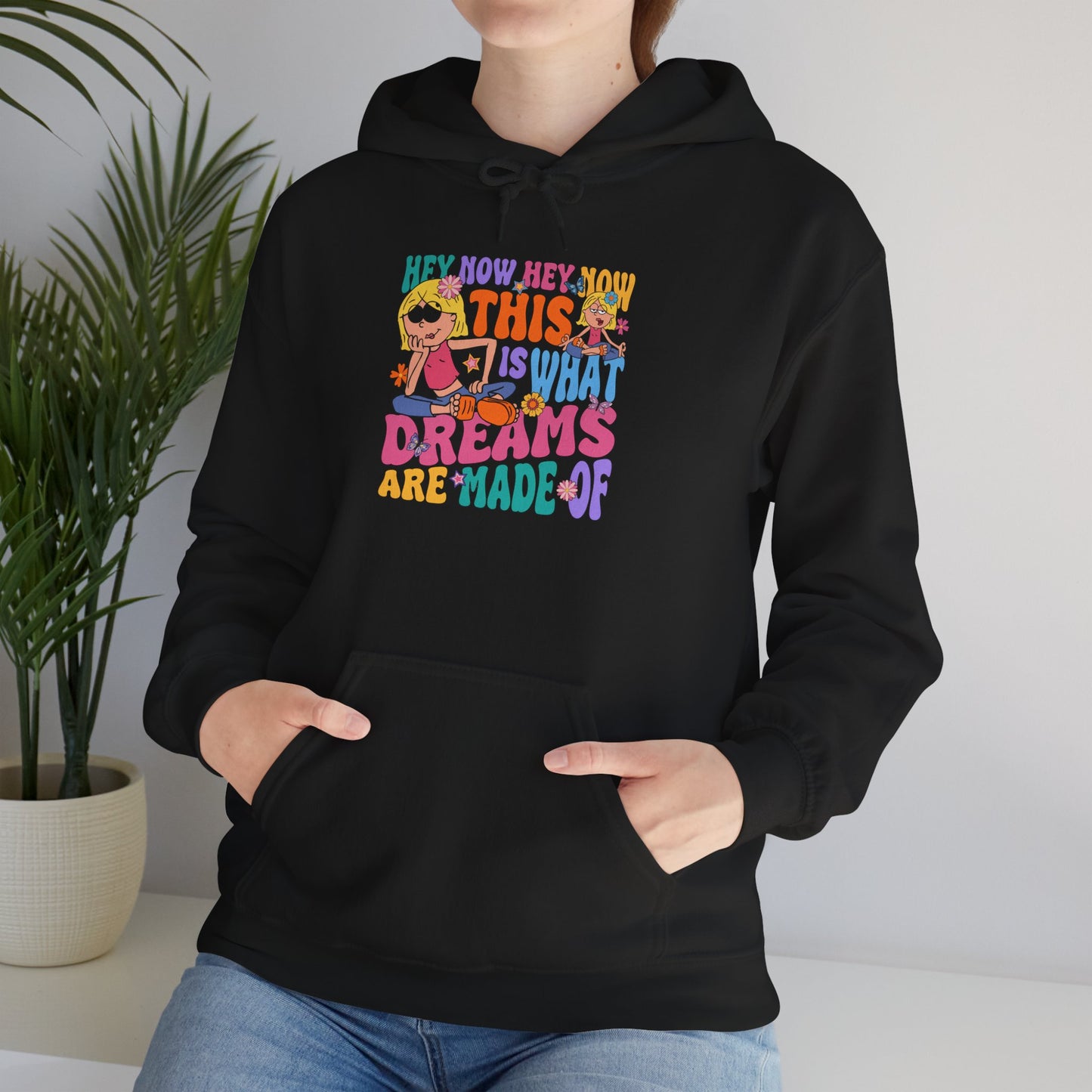 This Is What Dreams Are Made Of Hoodie | Retro Neon Typography